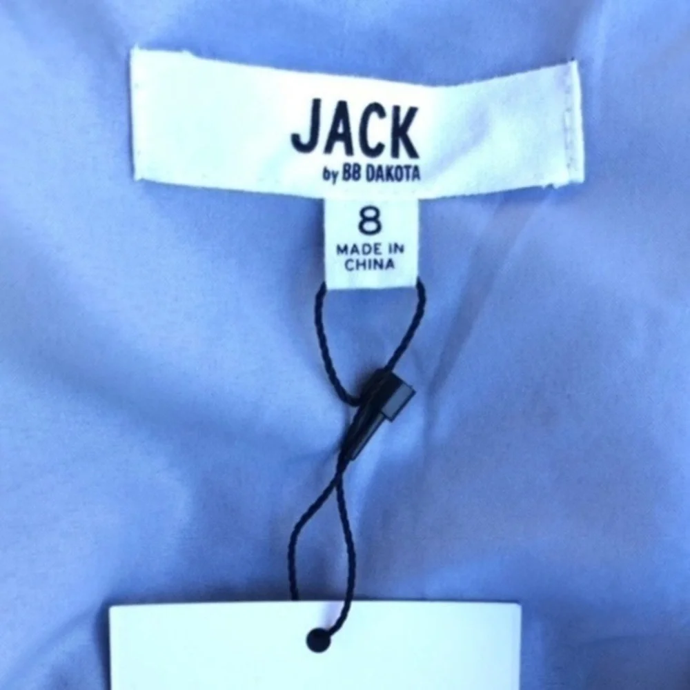 Jack by BB Dakota NWT Blue White Spaghetti Strap Lace Dress 👗